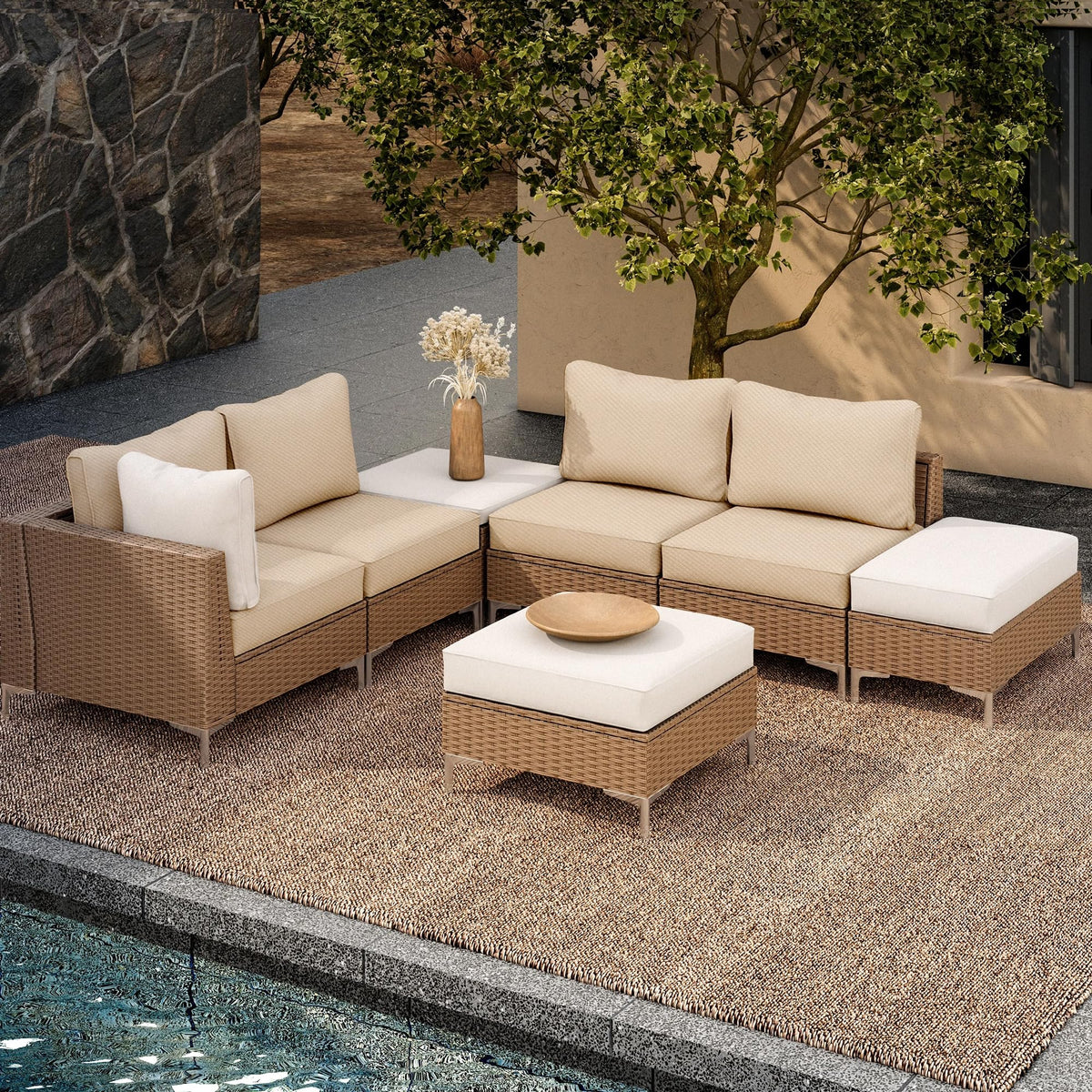 DREAHOTEXTIL colorful-pattern cushion cover matching outdoor furniture and decor
