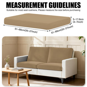DREAHOTEXTIL elastic-fit cushion cover for versatile cushion shapes.