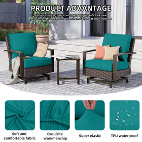 DREAHOTEXTIL fade-resistant fabric protects cushions from sun and rain