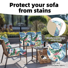 DREAHOTEXTIL machine-washable cushion cover simplifies outdoor cleanup