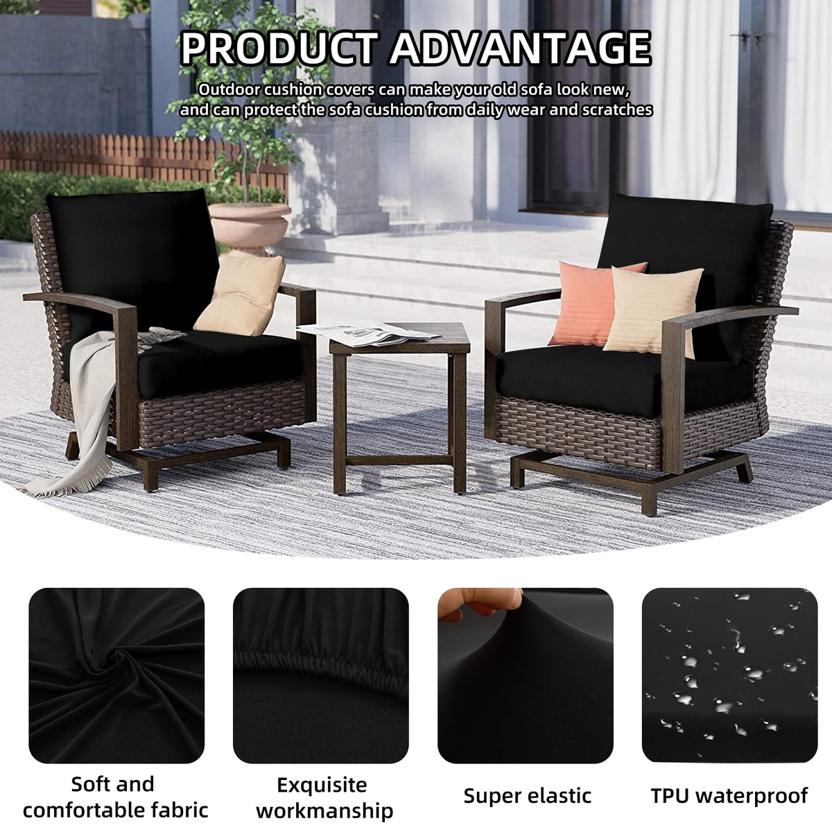 DREAHOTEXTIL outdoor cover illustrates all-weather breathable fabric for year-round use