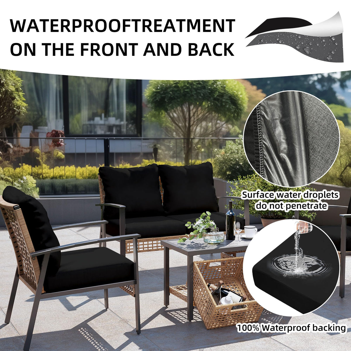 DREAHOTEXTIL cushion cover refreshing outdoor space with multiple color options