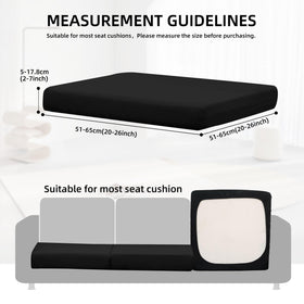 DREAHOTEXTIL cushion cover shows stretch fabric for flexible cushion protection