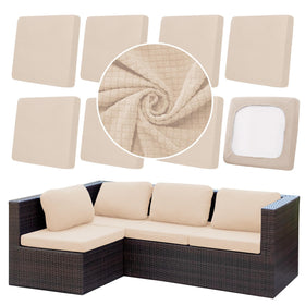 DREAHOTEXTIL outdoor cushion cover in beige protecting cushions while refreshes patio seating