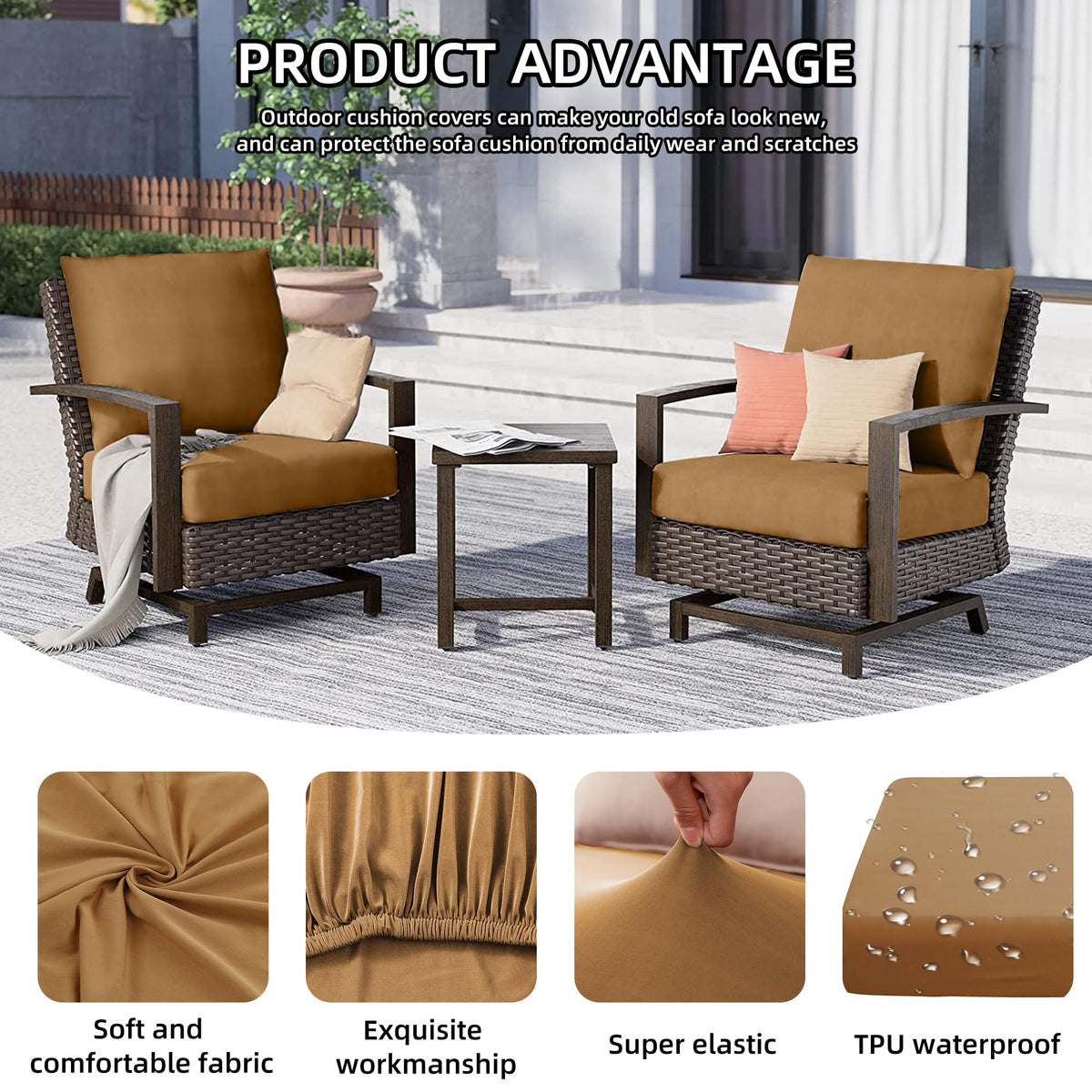 DREAHOTEXTIL patio color options enhance outdoor decor and mood