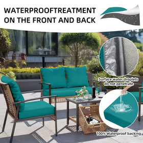 DREAHOTEXTIL removable machine-washable covers simplify outdoor maintenance