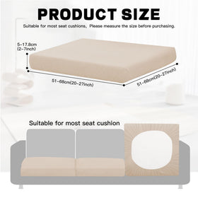 DREAHOTEXTIL stretch fabric outdoor cushion cover for a snug fit on standard cushions