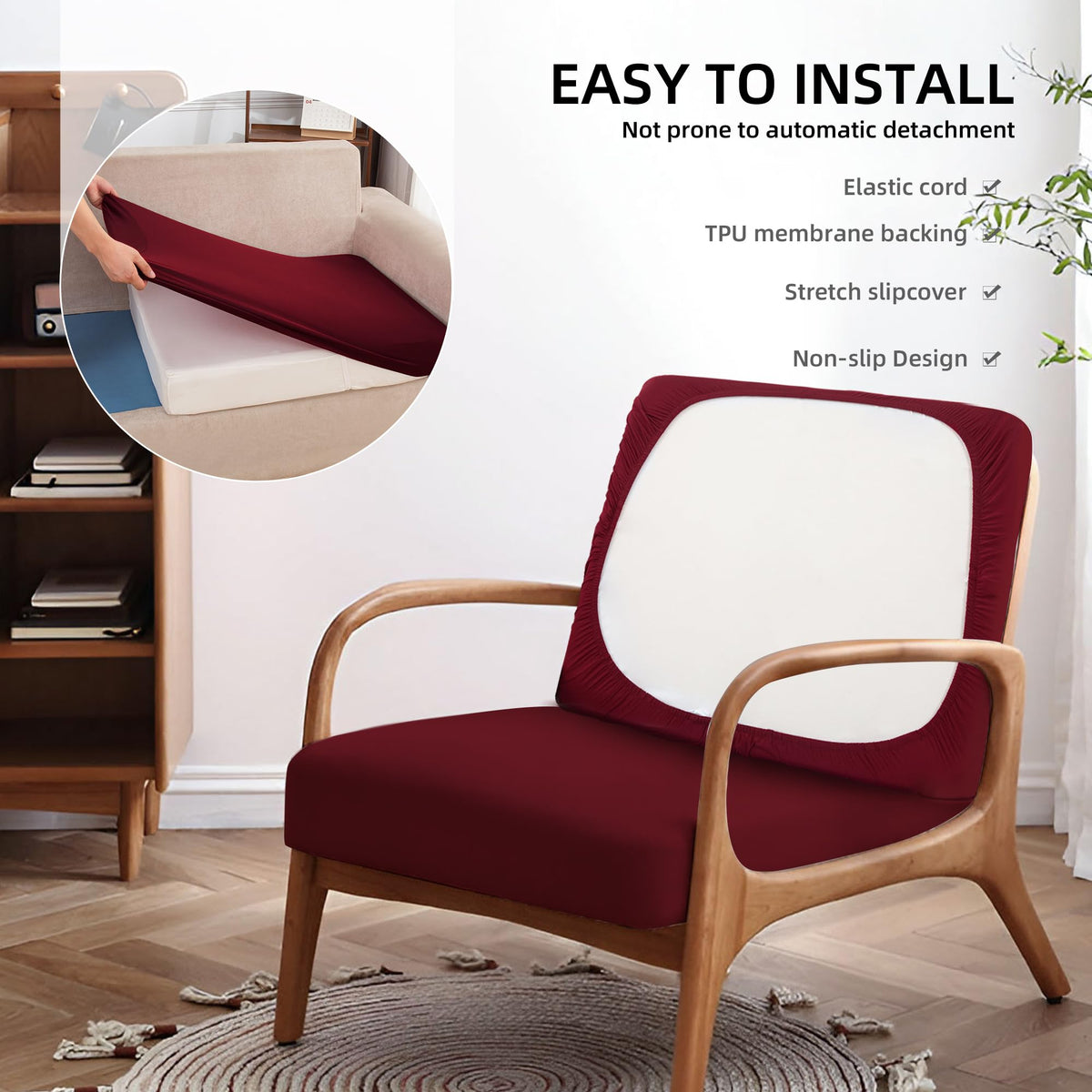 DREAHOTEXTIL machine wash cold color retention cushion cover maintains vibrancy