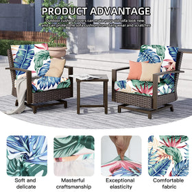 DREAHOTEXTIL water-repellent cushion cover guards against spills outdoors