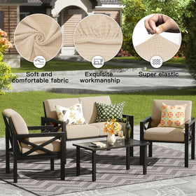 DREAHOTEXTIL weatherproof cushion cover guarding against sun and spills