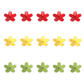 Dreamdrawer 16-piece flower feeding ports for hummingbird feeders with varied colors