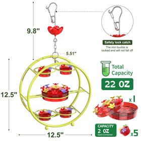 Dreamdrawer hummingbird feeder anti bee proof design helps protect nectar from insects
