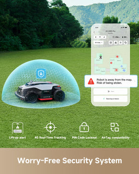 DREAME virtual boundaries and zones tailor mowing to your yard.
