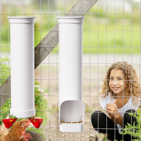 DreameHill large 7lb capacity feeder for 4-6 chickens.