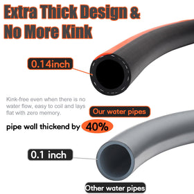 DREAM&GLAMOUR-no-kink-hose-75ft stays flexible and easy to coil after use