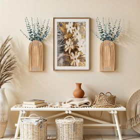 DREAMLOOM wall vase installation hardware included for quick, secure hanging.
