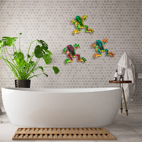 Dreamskip three piece frog set presented as a gift for frog lovers.