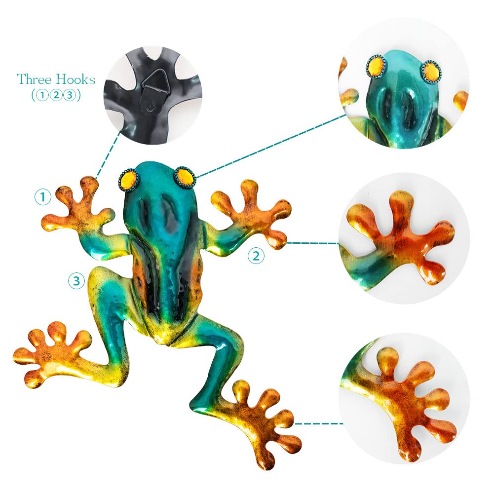 Dreamskip gradient color frogs close up showing vivid hues.