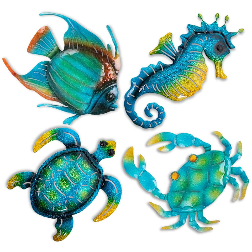 Dreamskip metal beach wall art sea turtle, ideal for outdoor garden decor and coastal vibes.