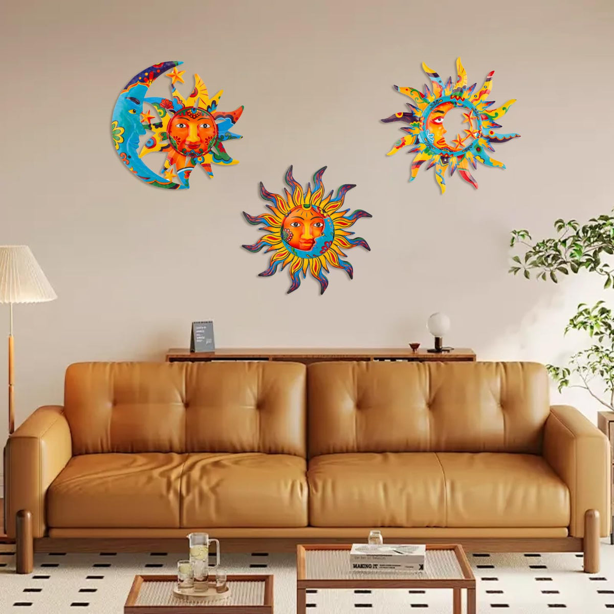Dreamskip moon wall decor adds serene silhouettes to porches