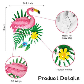 Dreamskip pink flamingo yard decor energizes garden and parties.