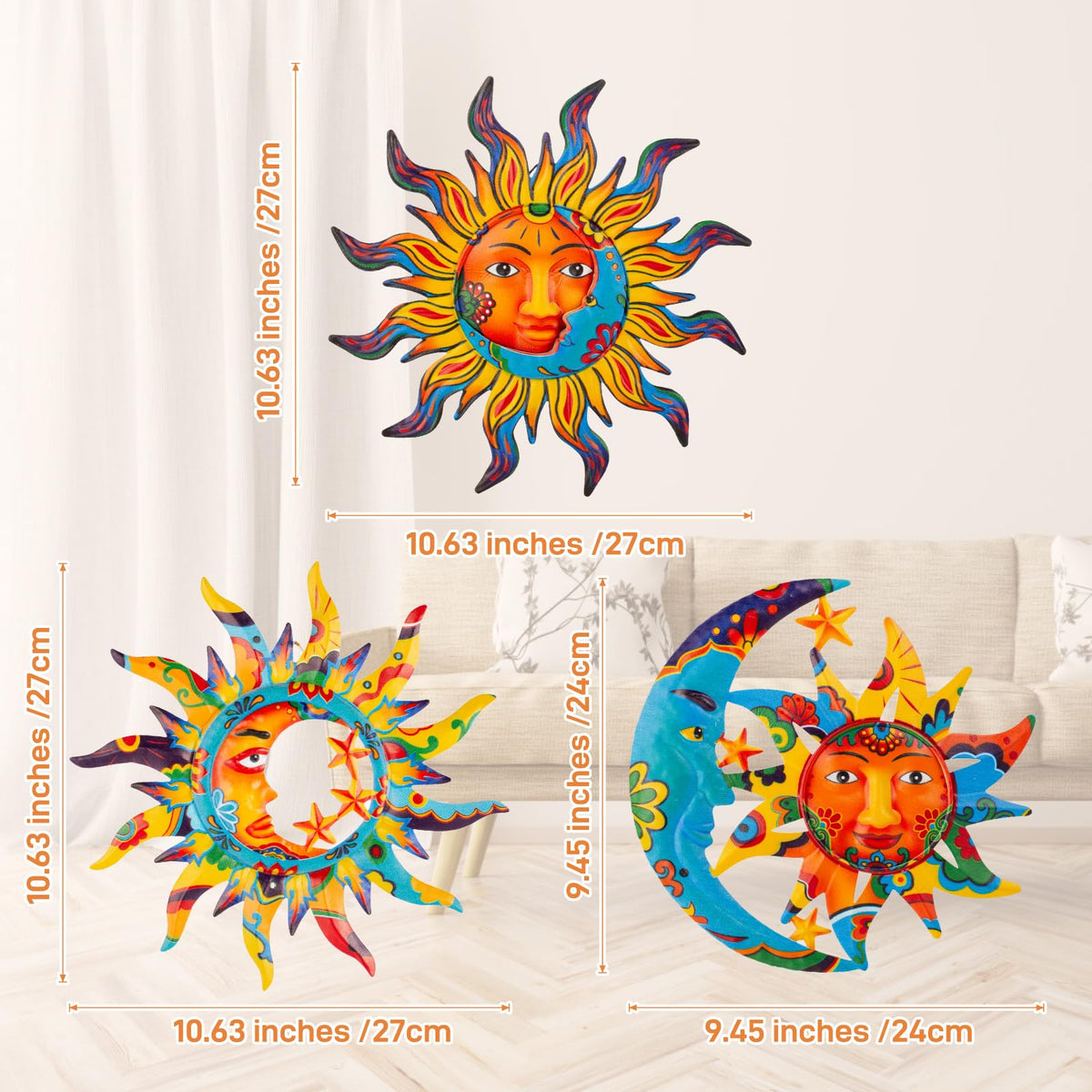 Dreamskip stars accent wall art sparks whimsy on fences
