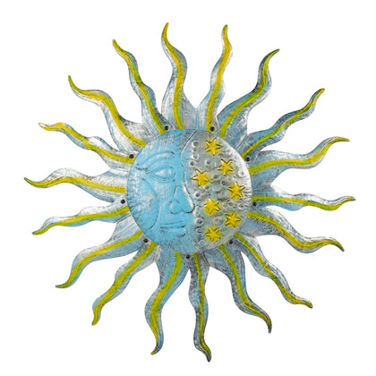 Dreamskip sun moon wall art outdoor 30-inch centerpiece elevates curb appeal.