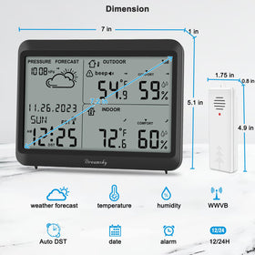 DreamSky 100m wireless range enables versatile setup.