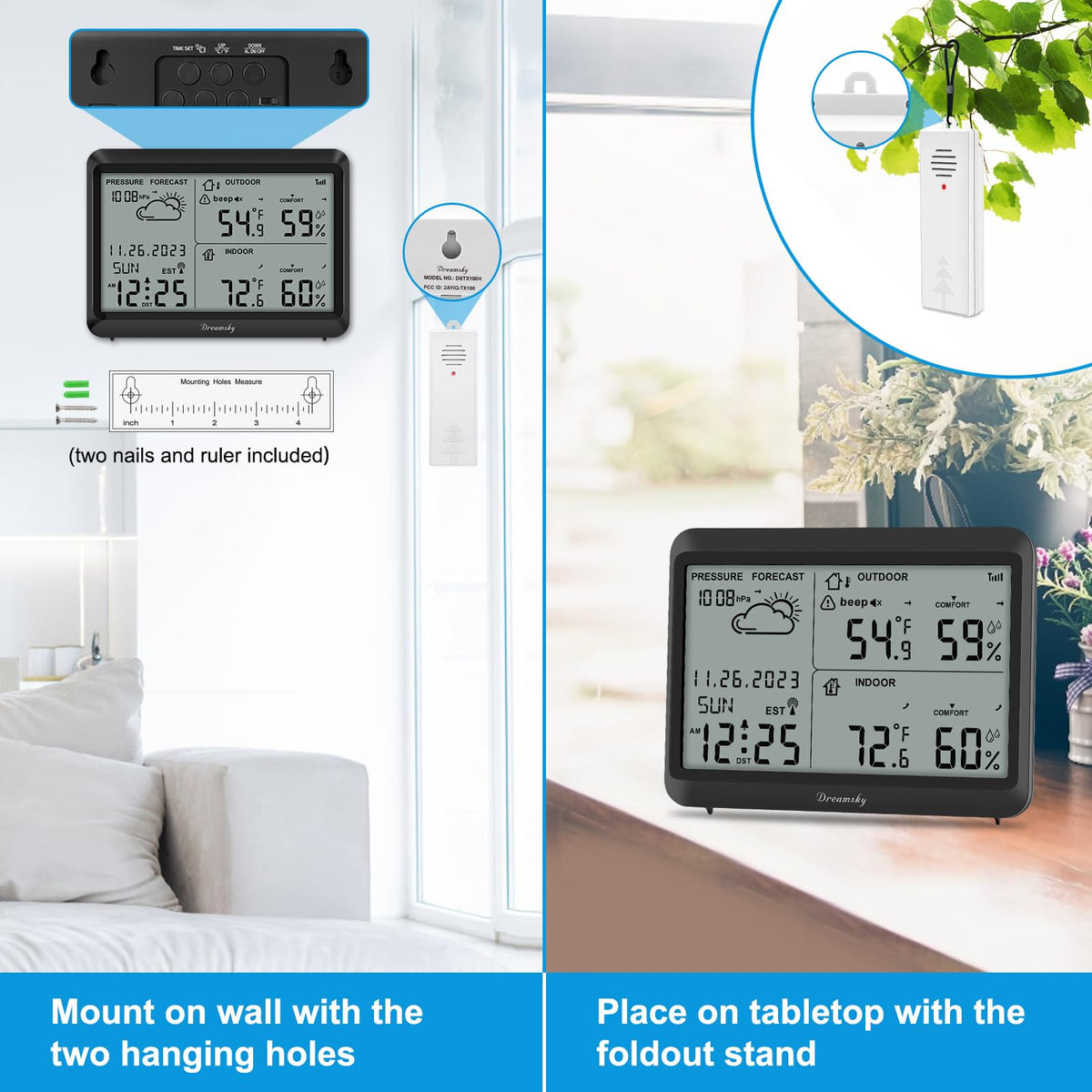 DreamSky Battery-Powered Operation allows flexible placement.