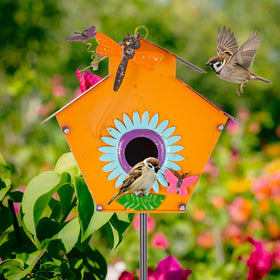 DREAMSOUL bird house 3D butterflies design attracts visitors.