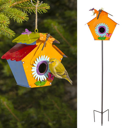 DREAMSOUL bird house on branch hanging promotes natural charm and nesting.