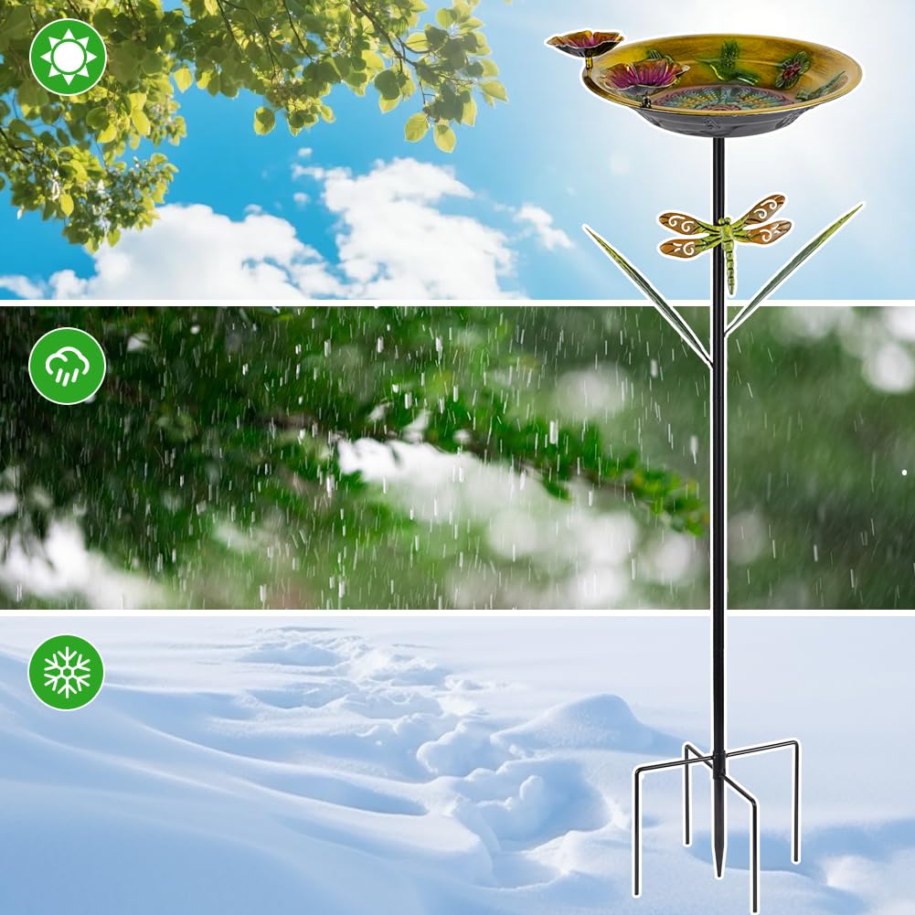 DREAMSOUL five-pronged stake provides wind stability for outdoor placement.