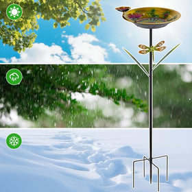 DREAMSOUL five-pronged stake provides wind stability for outdoor placement.
