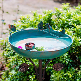 DREAMSOUL tall freestanding bird bath stands 37.4 inches for visibility