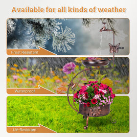 Dreamysoul antique copper finish brings classic outdoor charm.