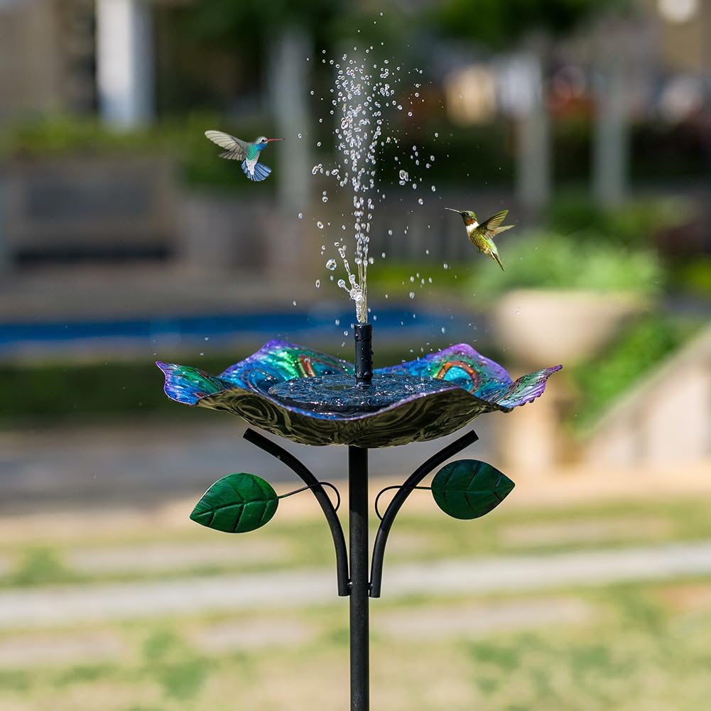 Dreamysoul colorful lotus design brightens patios and lawns.