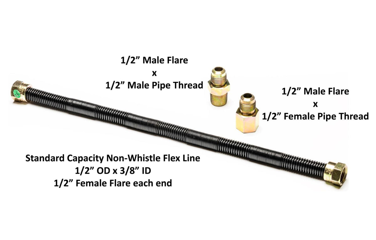 Dreffco non-whistle hose closeup highlights durable stainless steel construction.
