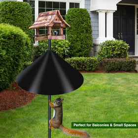 Oversized 19-inch guard creating overhang on DreiPanda baffle