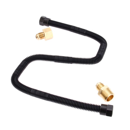 DRELD 24 inch flexible gas line close-up for easy connection