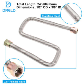 DRELD brass-plastic-stainless-steel assembly designed for outdoor durability.