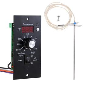 DRELD digital thermostat controller kit front view for precise grill control.