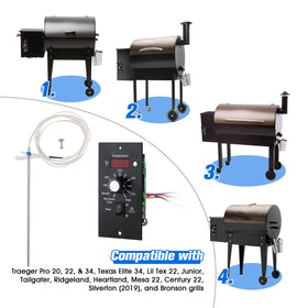 DRELD grill-compatible replacement enables seamless upgrades to Traeger models.