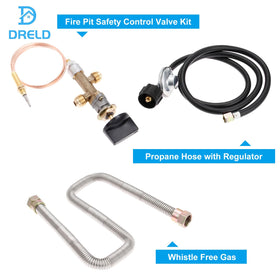 DRELD thermocouple 23inch sensor provides reliable flame detection for safety.