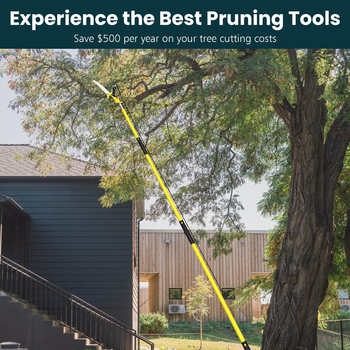 Dremmt easy assembly pruning kit includes gloves and setup tools