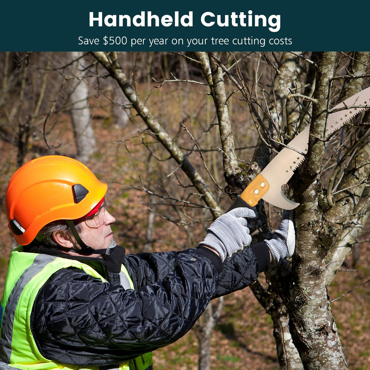 Dremmt SK5 steel pruning scissors ready for quick branch cuts