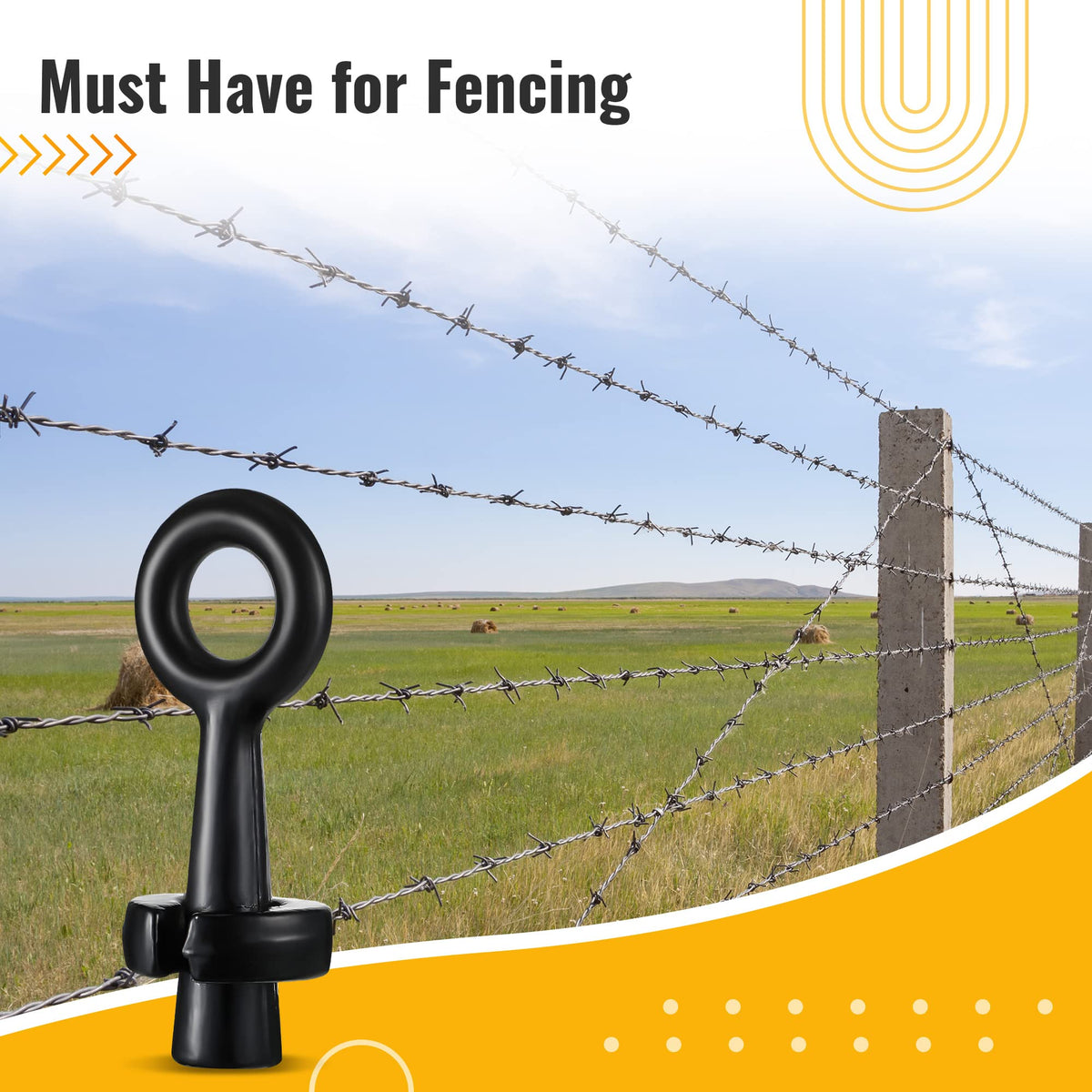 Dreyoo barbed wire pullers compatibility with various wires to aid fence work