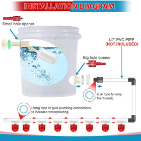 Dreyoo buoyancy valve for automatic refilling.