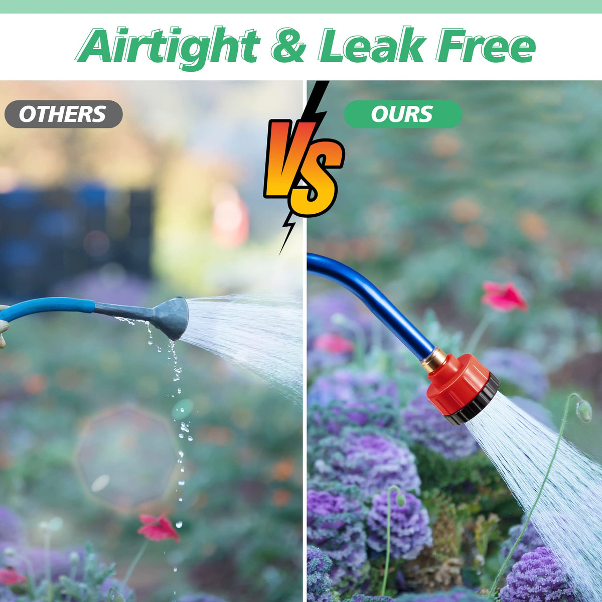 Dreyoo fast full-flow irrigation up to 11 GPM for efficient watering.