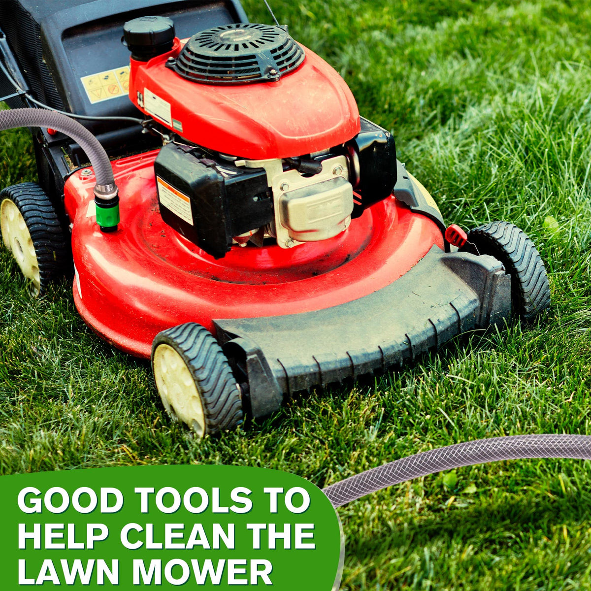 Dreyoo green and black quick-connectors enable versatile attachments for cleaning.
