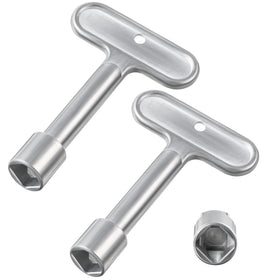 Dreyoo hydrant key with 3/8-inch square head for quick shutoff